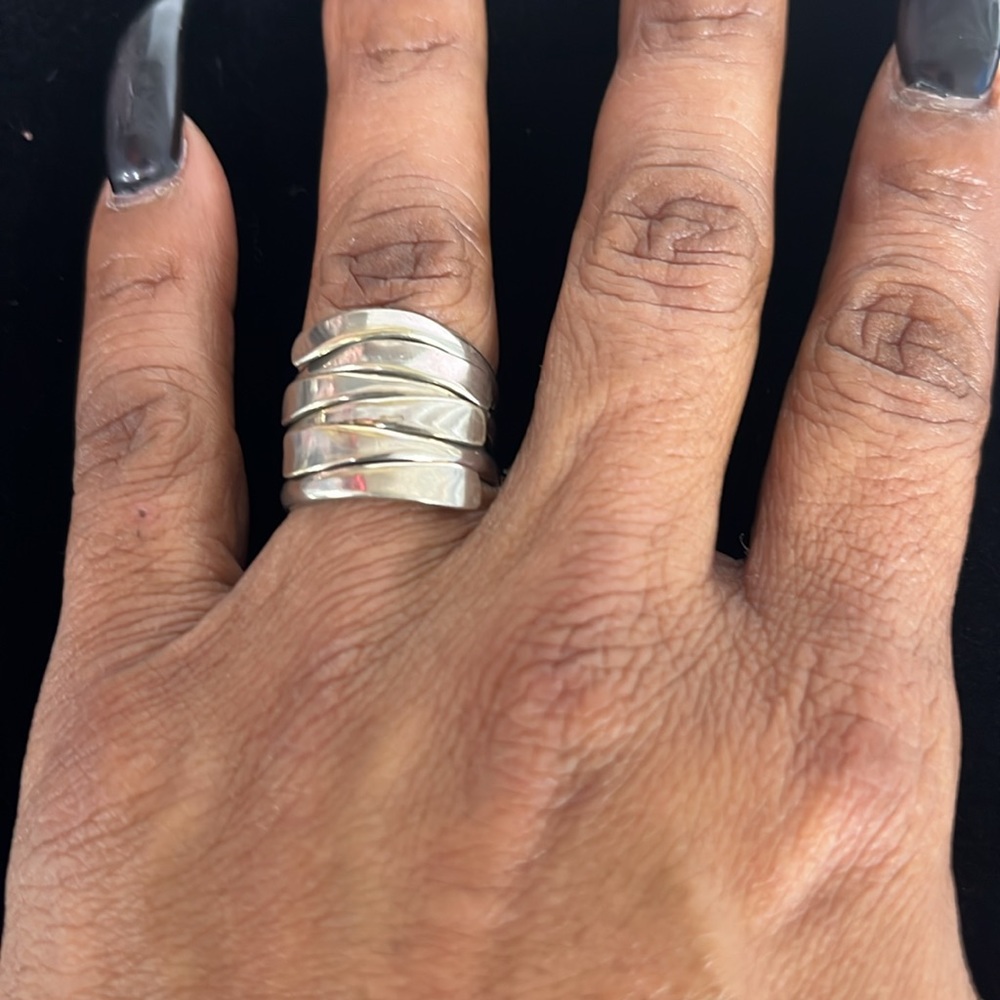 925 SILVER 925 WRAP AROUND RING - Picture 4 of 4